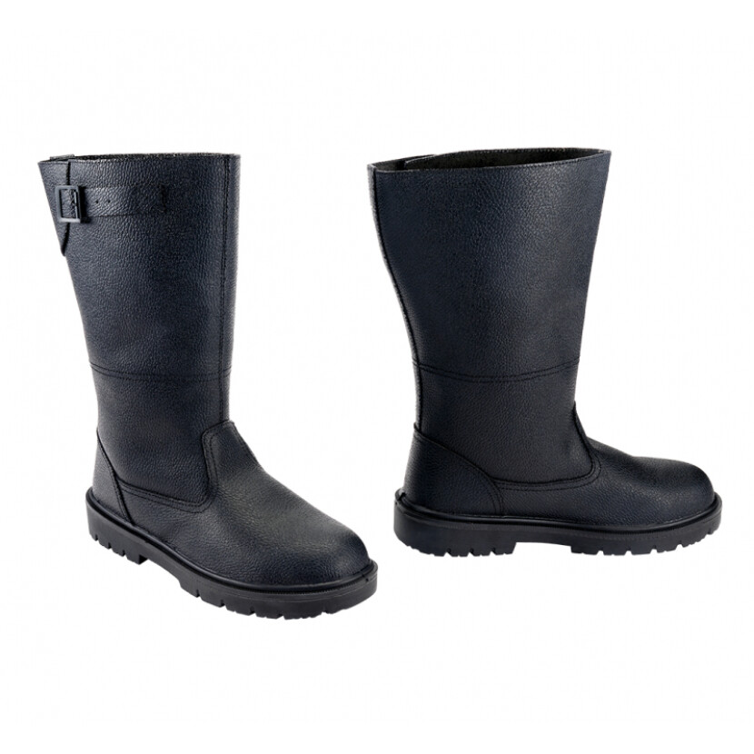 Vysoké kožené topánky Brandit Knobelbecher - čierne, 41