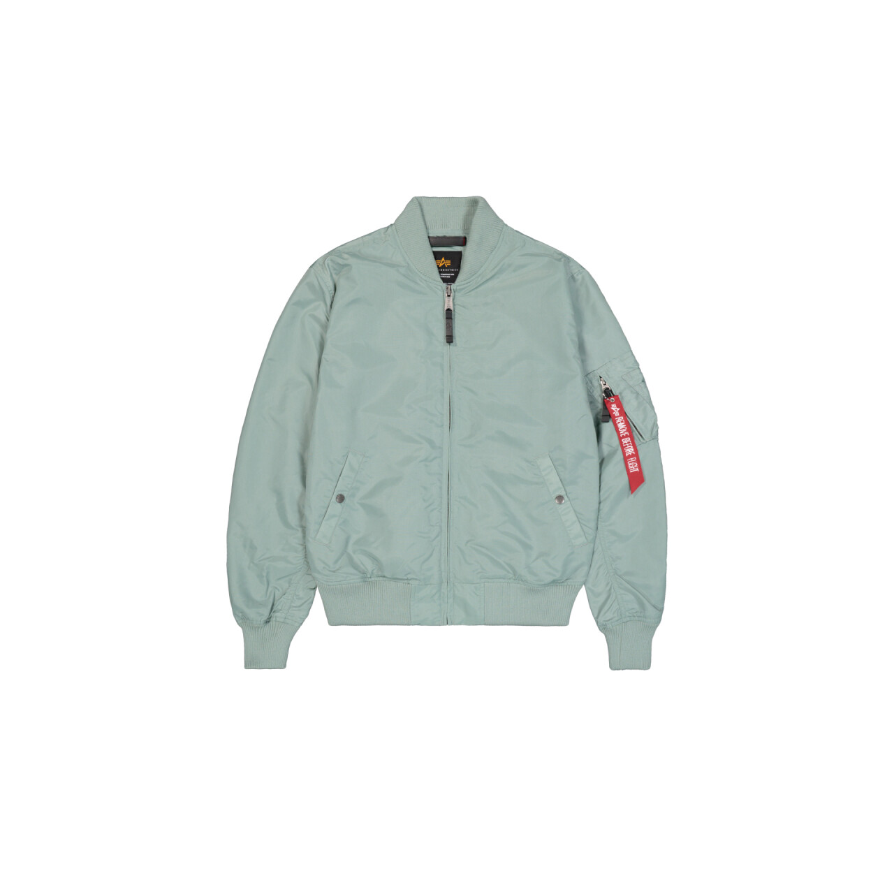 Bunda pilotná Alpha Industries MA-1 TT Light Bomber Jacket - svetlo zelená, L