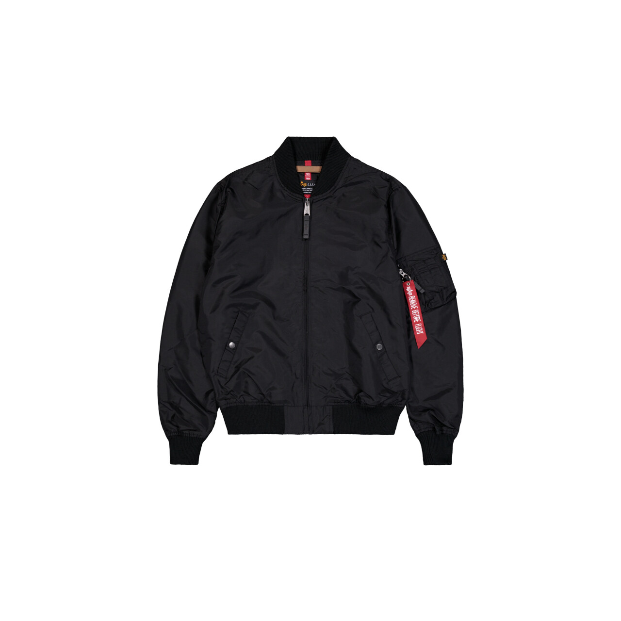 Bunda pilotná Alpha Industries MA-1 TT Light Bomber Jacket - čierna, L