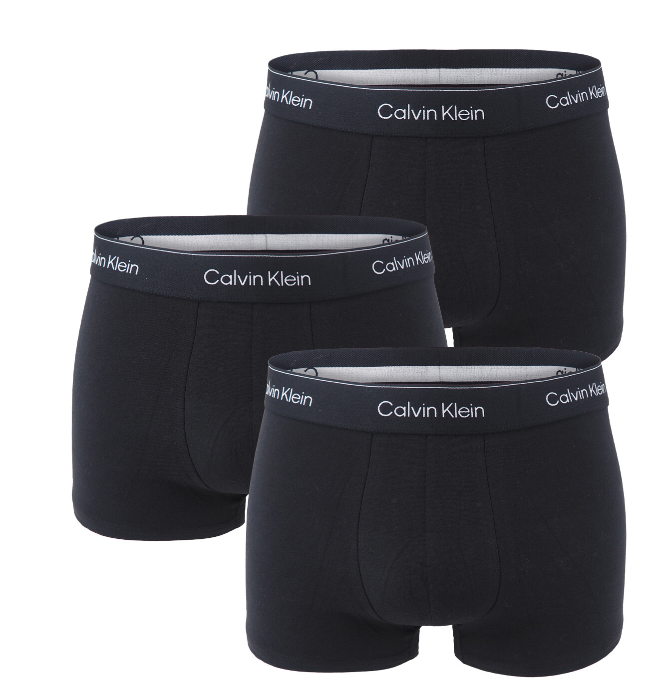 Calvin Klein - boxerky 3PACK Icon cotton stretch fashion black color combo