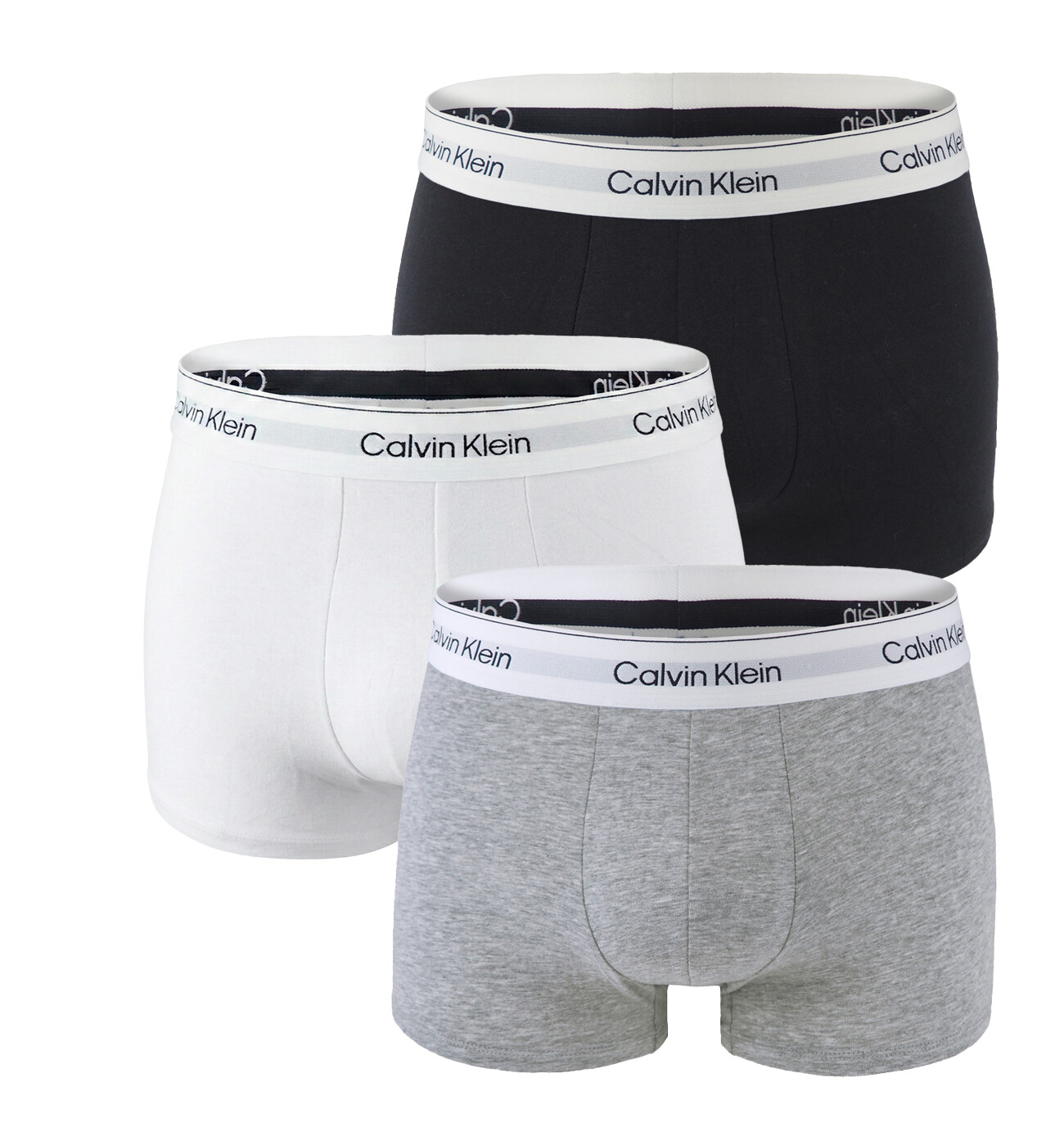 Calvin Klein - boxerky 3PACK Icon cotton stretch signature colors