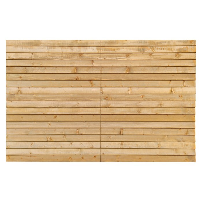 KONDELA Elady Typ 1 záhradná skladacia zástena 180x120 hnedá