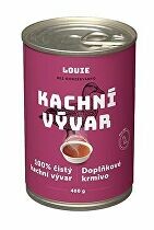 LOUIE kačací vývar v konzerve pre psy 400g
