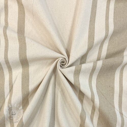Dekoračná látka Bernadette stripe ficelle