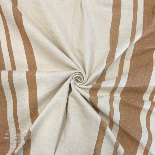 Dekoračná látka Bernadette stripe peanut