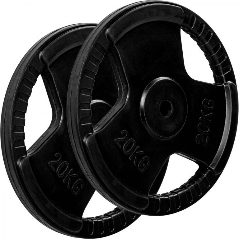 MOVIT 20 kg činka, liatina, pogumovaná, úchop