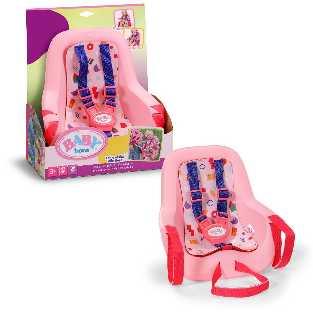 BABY born Sedačka na bicykel so vzormi