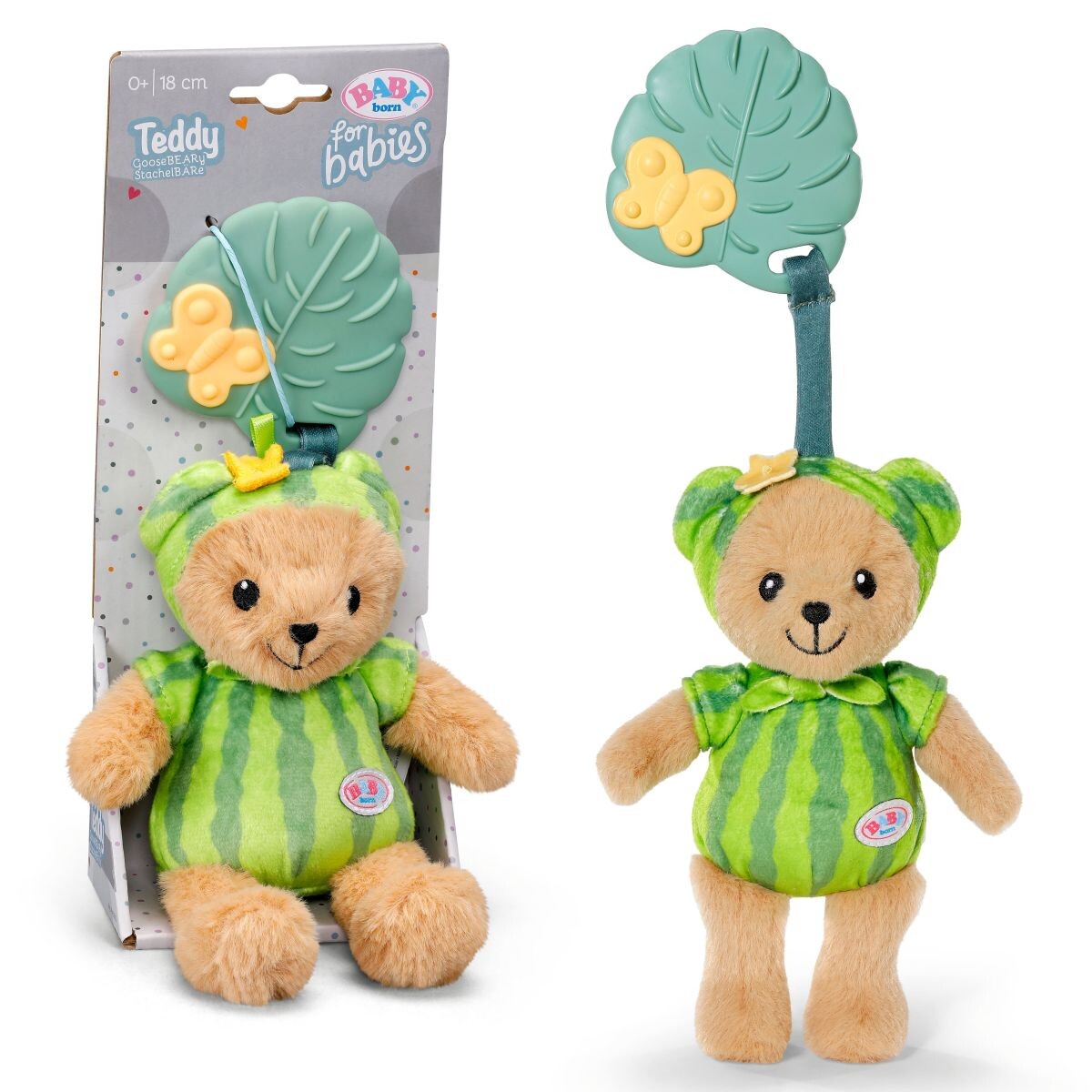 Baby Born Medvedík Teddy melónik 18 cm