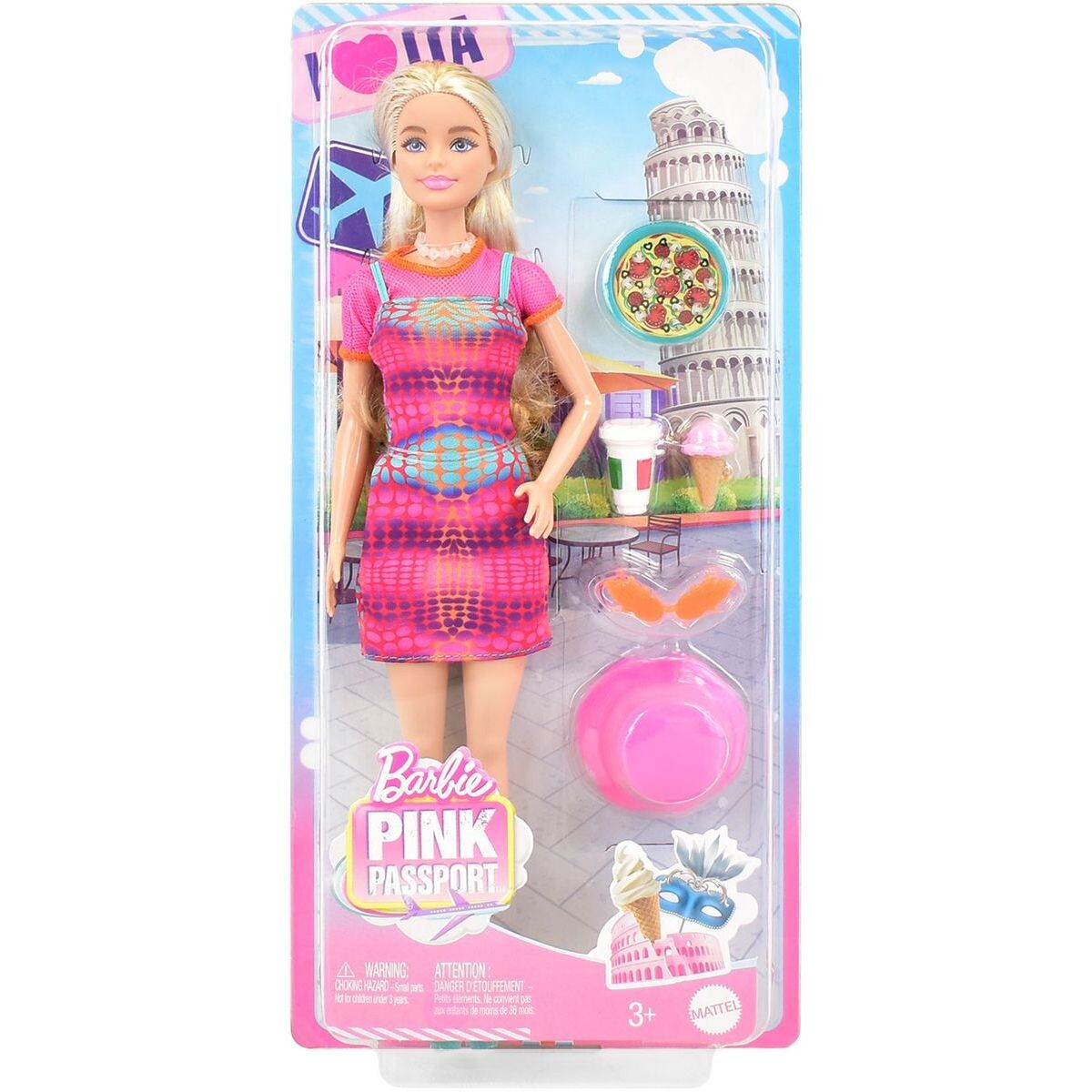 Mattel Barbie Bábika Barbie cestovateľka po Taliansku