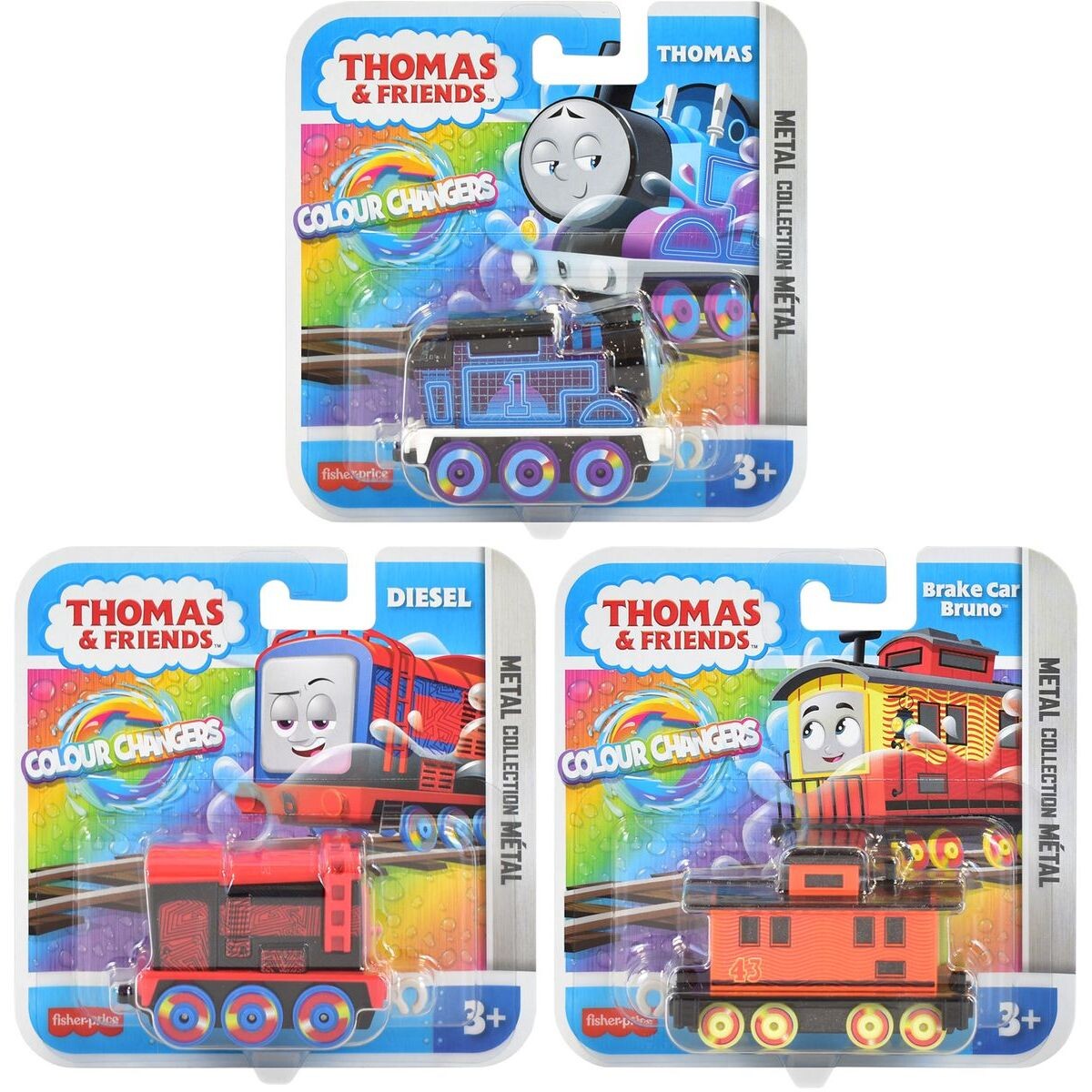 Mattel Kovová mašinka Tomáš mení farbu Mašinka Tomáš a jeho priatelia