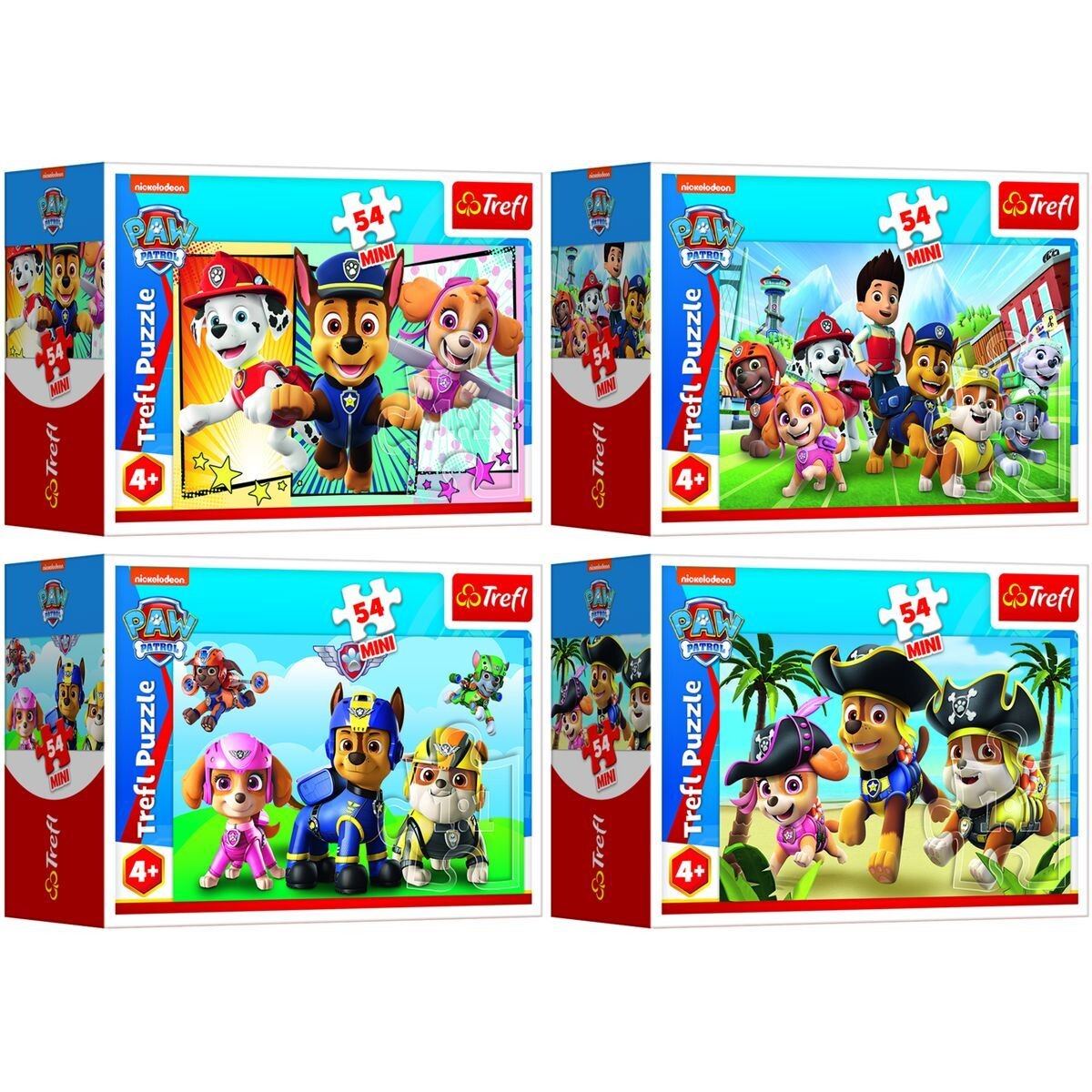 Trefl Puzzle Tlapková patrola 54 dielikov mini