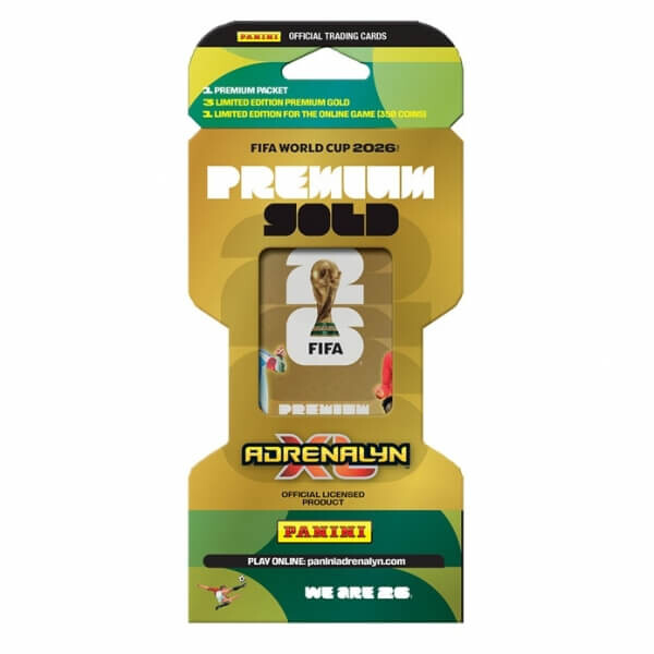 Panini FIFA World Cup 2026 - Premium Gold Booster Balíček - futbalové karty