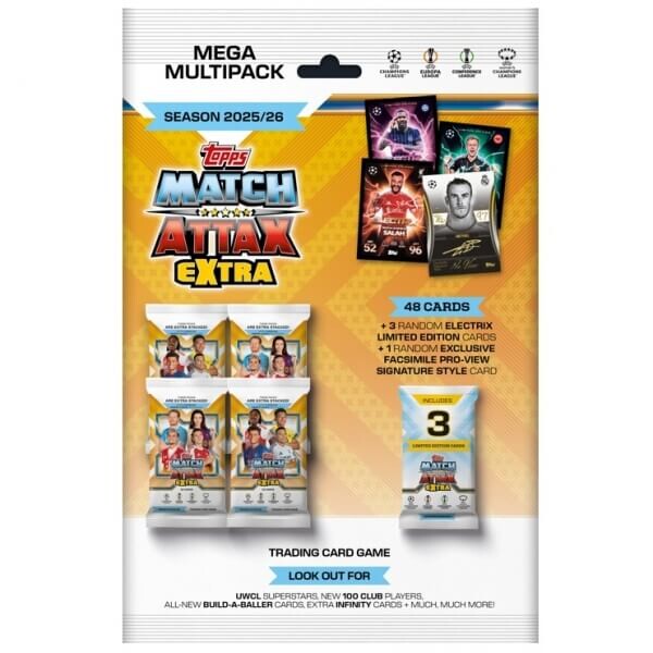 Topps 2025-2026 Topps Match Attax Extra Mega Multipack