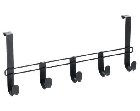Závesná lišta na dvere Lava TouchTherm 38 cm, čierna%