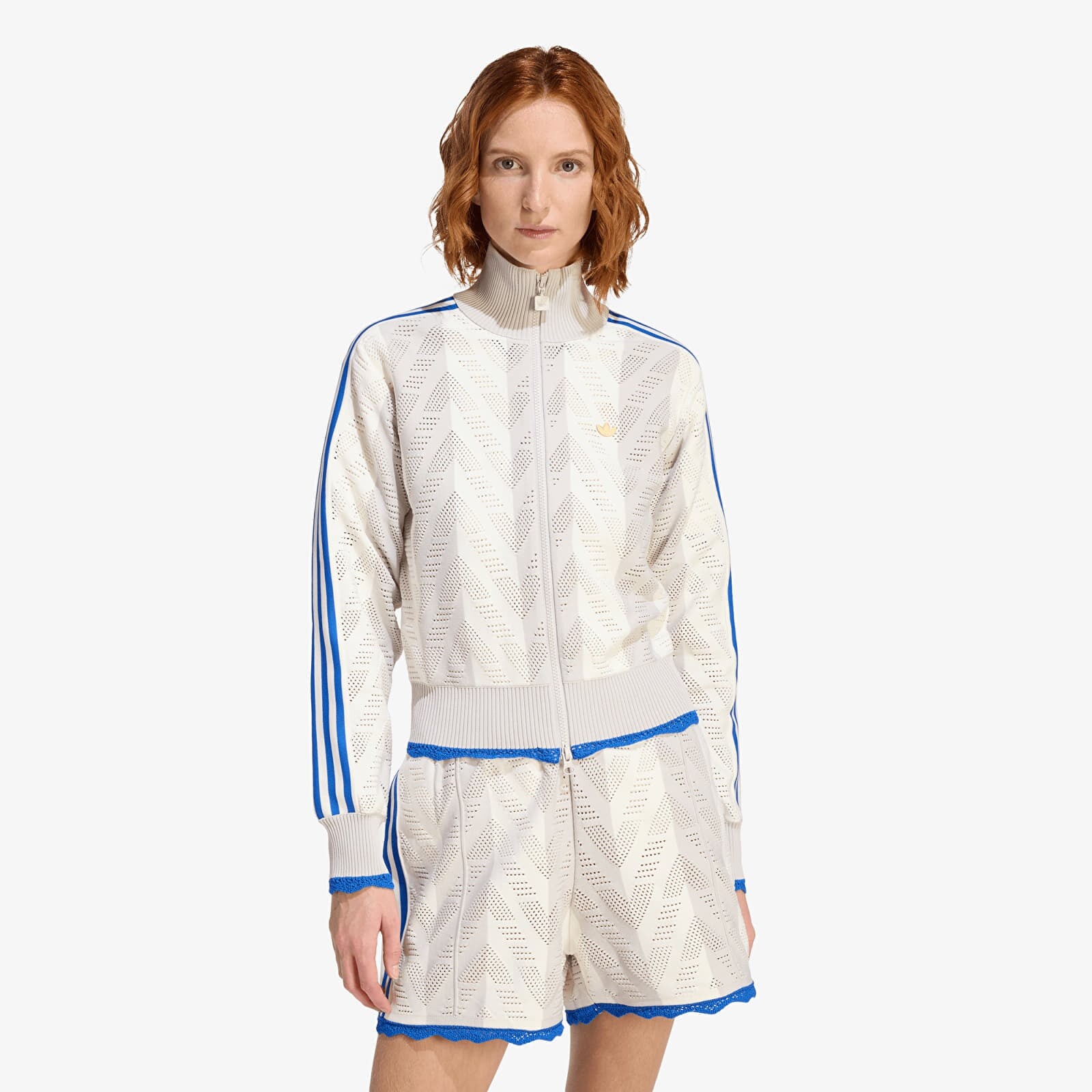 Mikina adidas Firebird Tt Off White/ Chalk Pearl L