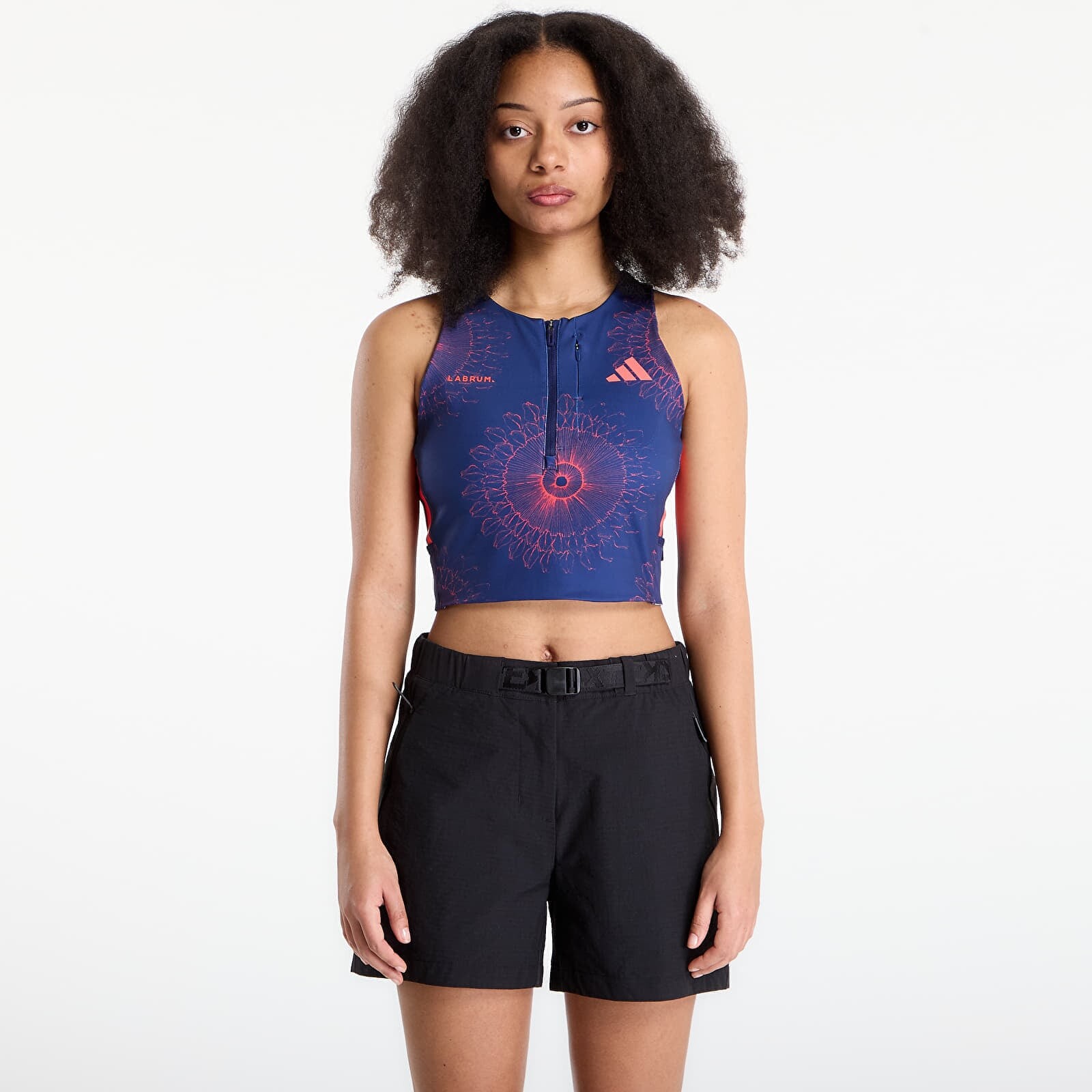 adidas Labrum Crop W Dark Blue/ Lucid Red XS