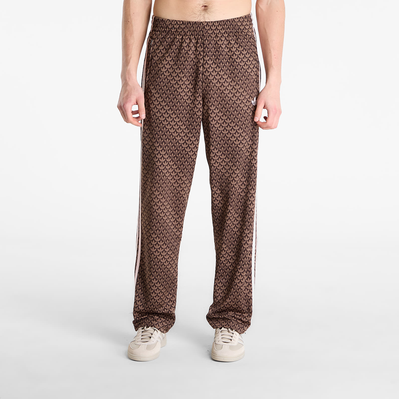 Tepláky adidas Firebird Track Pants Aurora Coffee / Earth Strata / Sandy Pink M