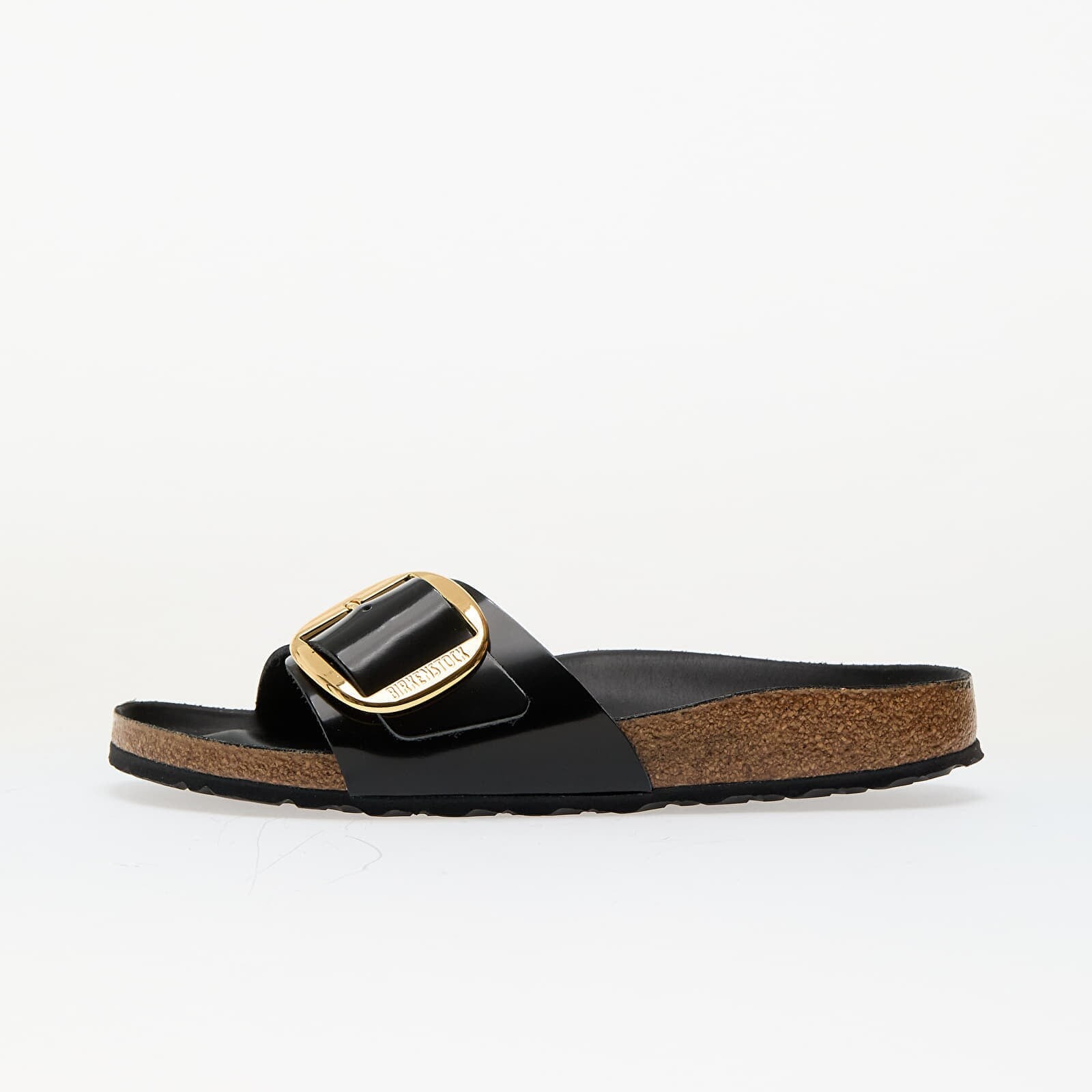 Tenisky Birkenstock Madrid Big Buckle Natural Leather Patent Nappa Glamour EUR 38