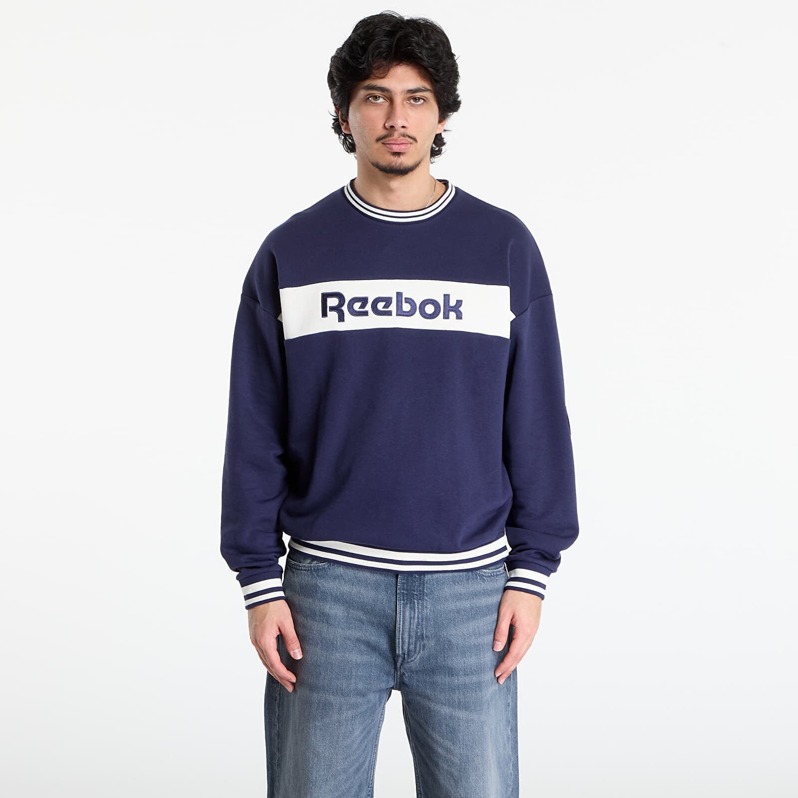 Mikina Reebok Lawn Club Crew Sweat Vector Navy L