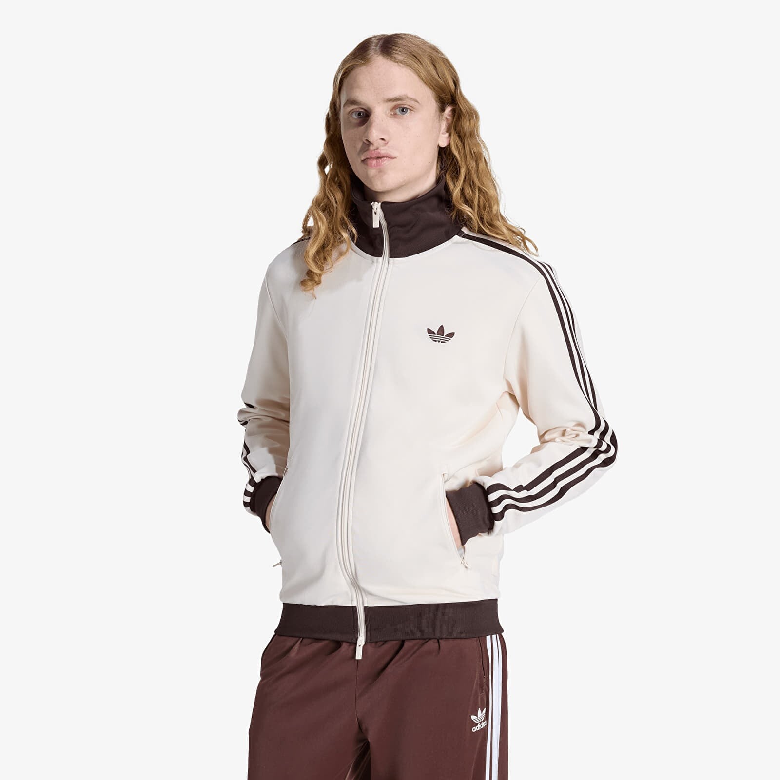 Mikina adidas Beckenbauer Tt Wonder White/ Auco XL