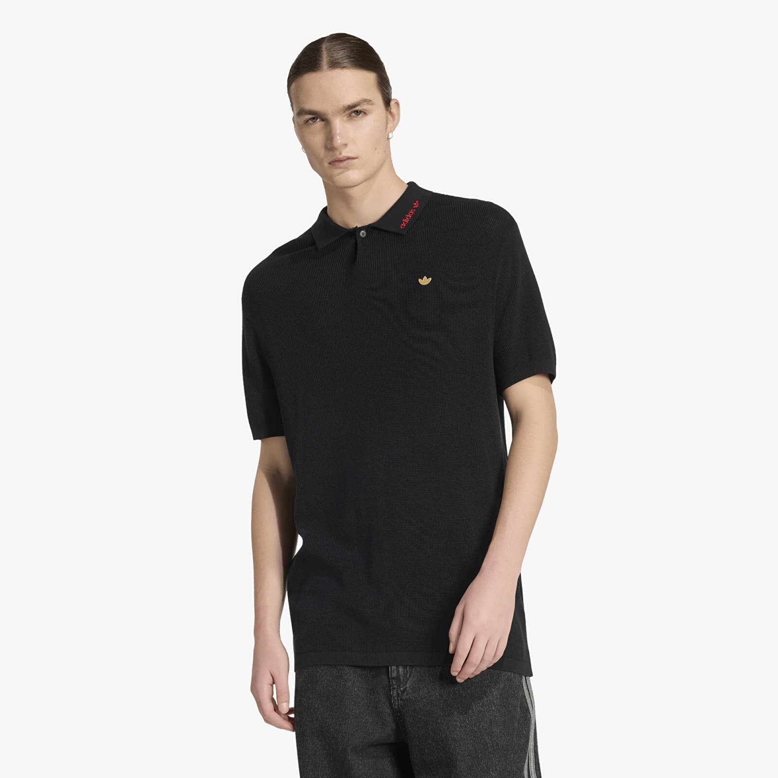 Tričko adidas Polo Shirt Black XXL