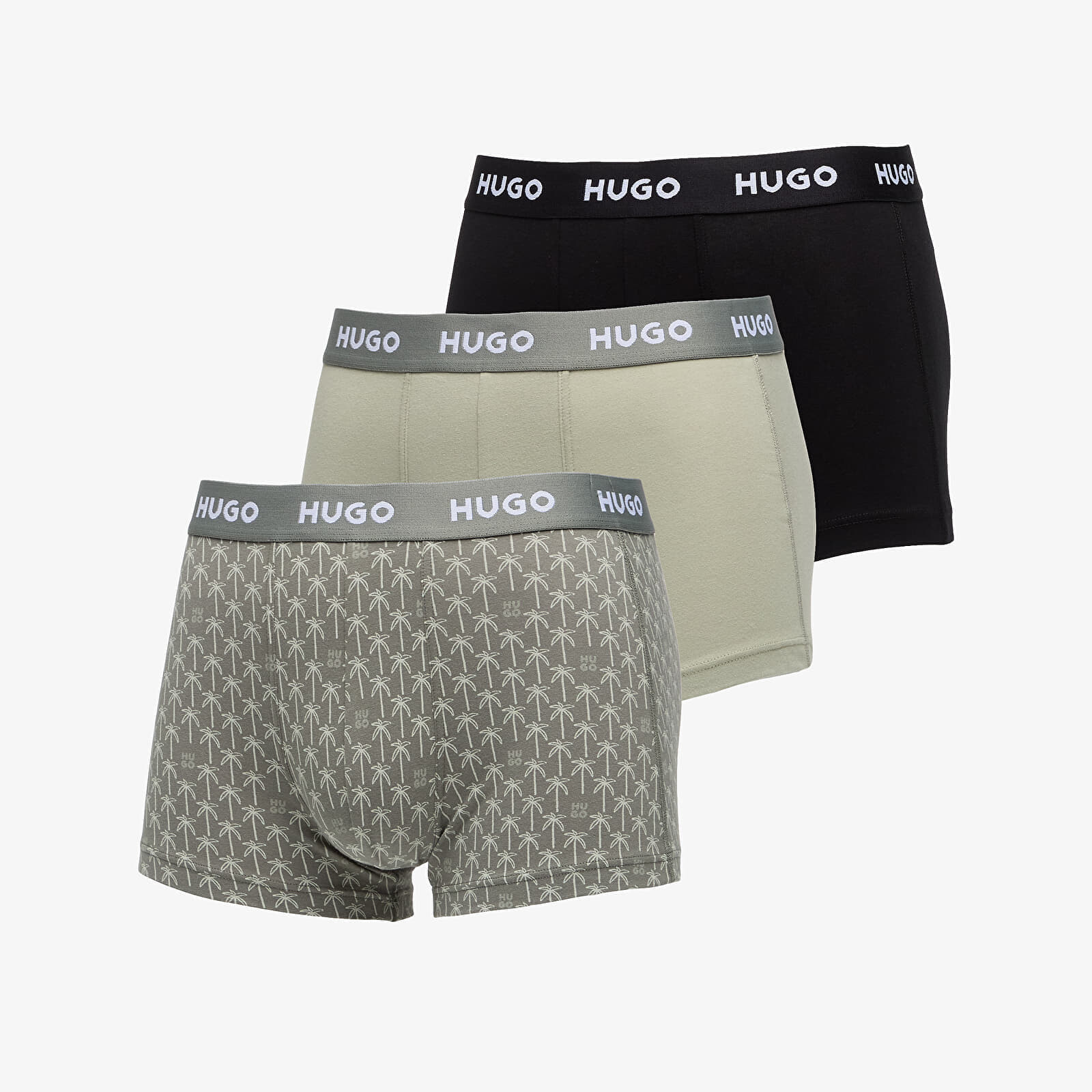 Boxerky Hugo Boss Trunk 3-Pack Design Black XL