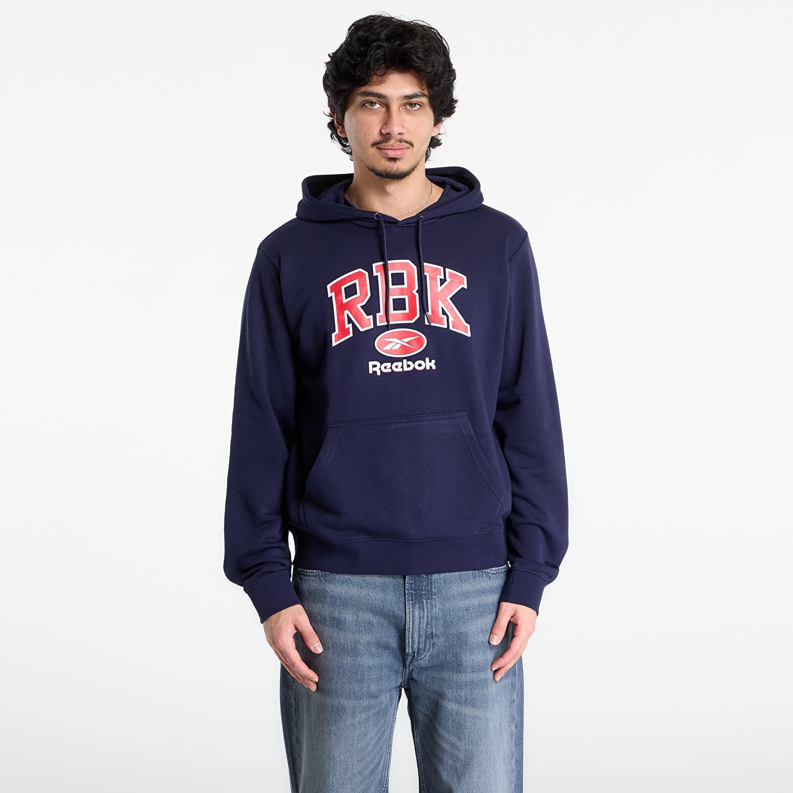 Mikina Reebok Collegiate Hoodie Vector Navy M