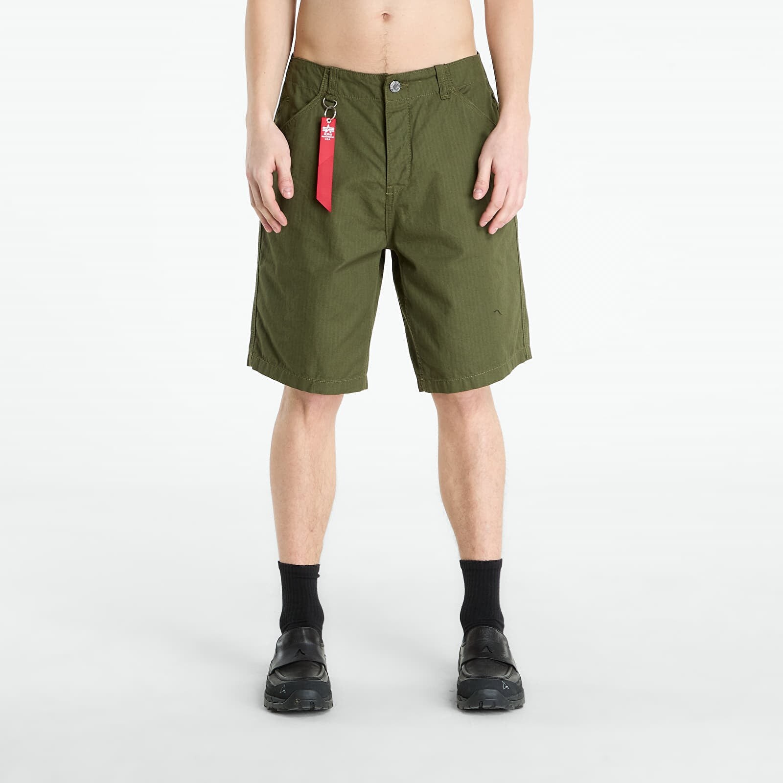 Šortky Alpha Industries P41 HBT Combat Short Dark Olive XL
