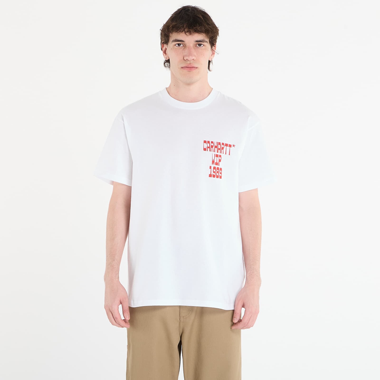 Tričko Carhartt WIP S/S Blocks T-Shirt UNISEX White XXL