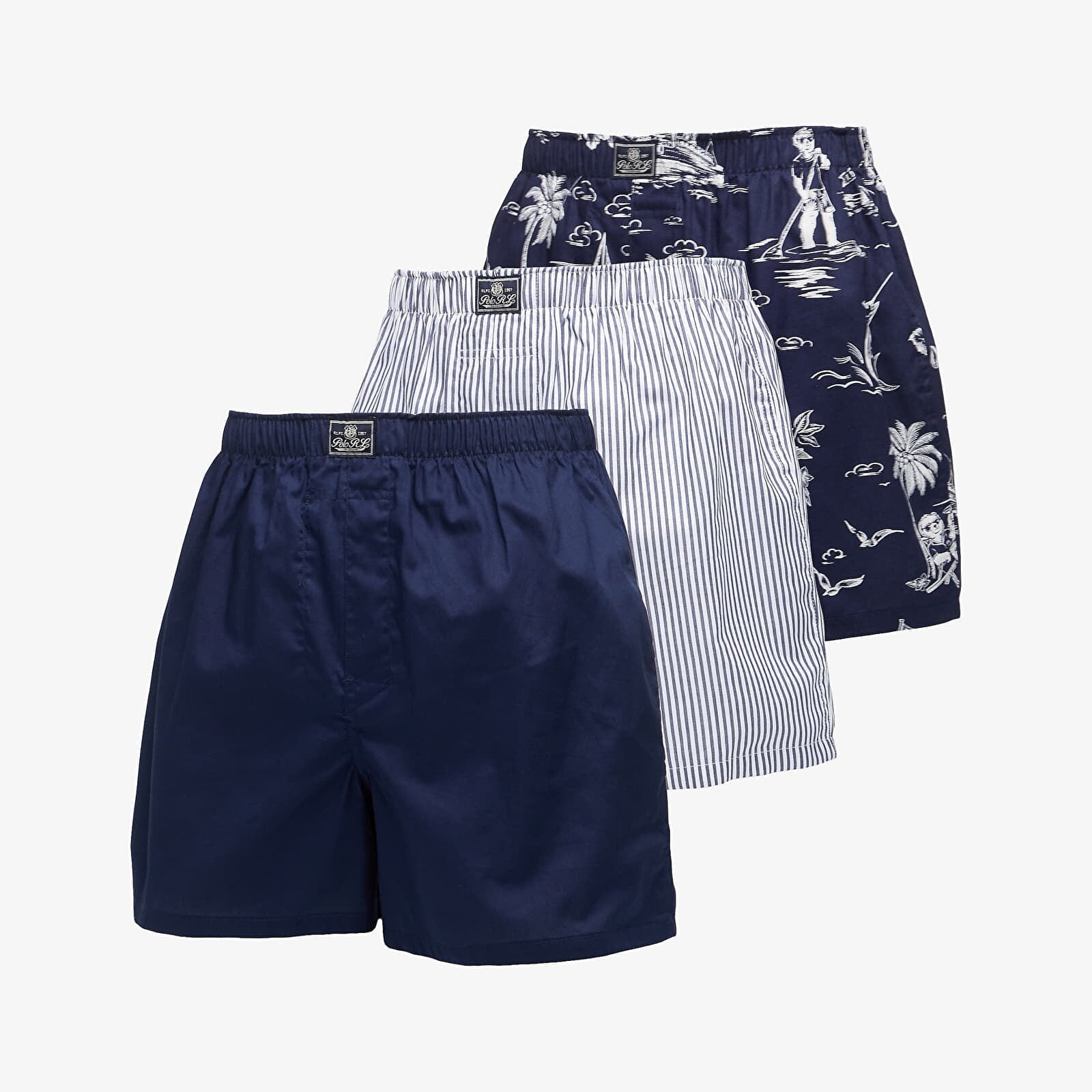 Boxerky Ralph Lauren Open Boxer 3-Pack Multi XL