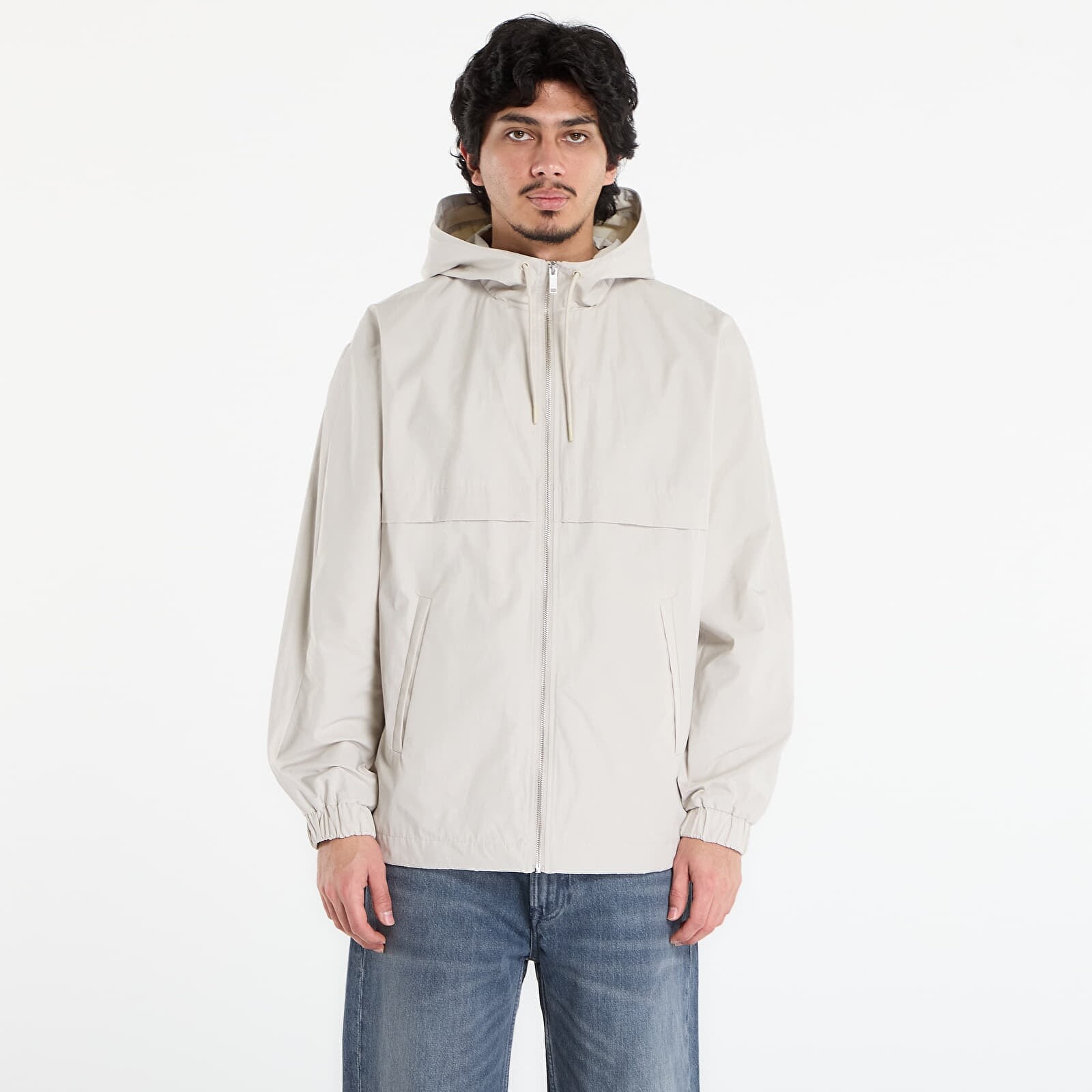 Vetrovka A.P.C. Windbreaker Chalk S