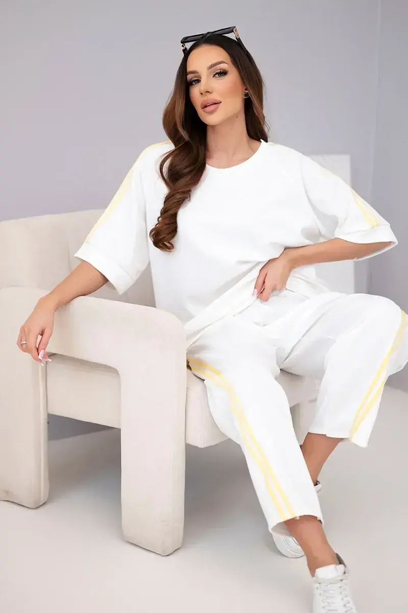 Kesi dámska súprava z viskózy: mikina a nohavice