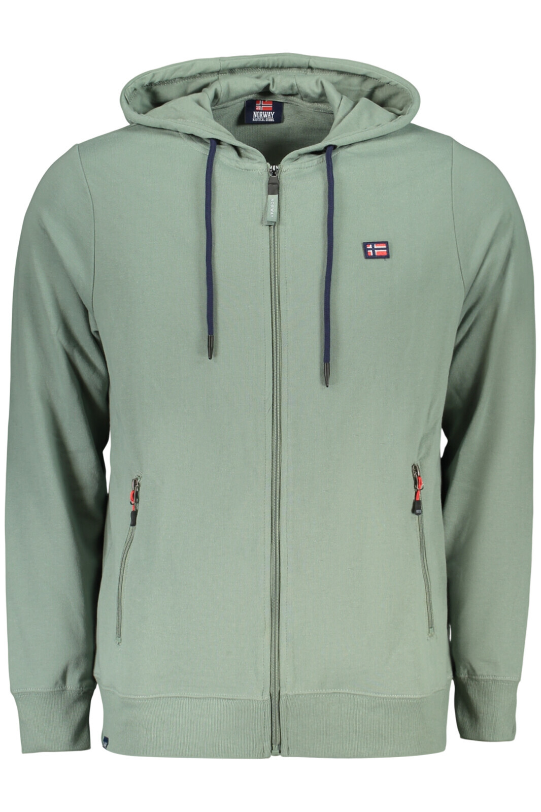 Pánska zelená mikina na zips NORWAY 1963