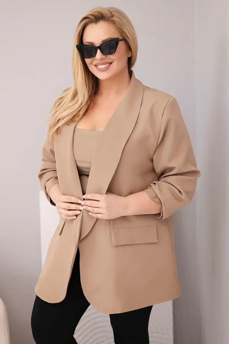 Elegantný oversize blejzer Kesi Włoski