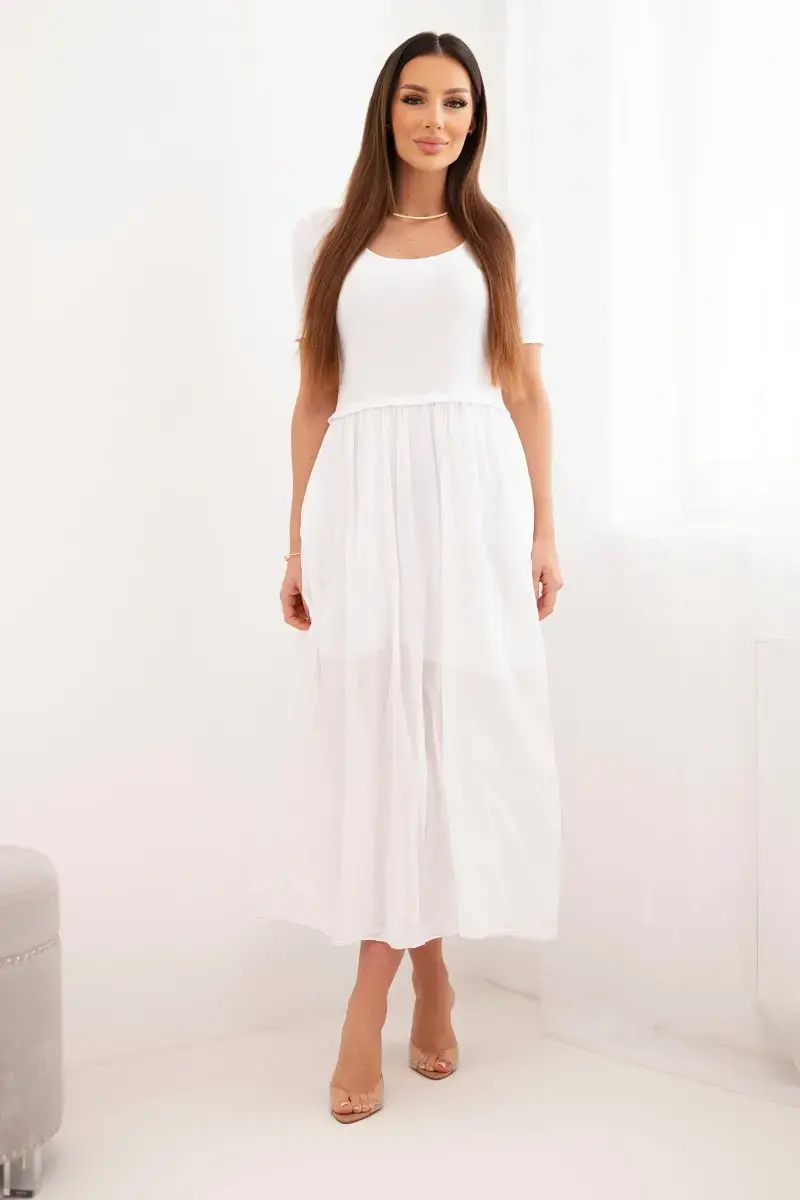 Kesi Włoski dámske bavlnené midi šaty