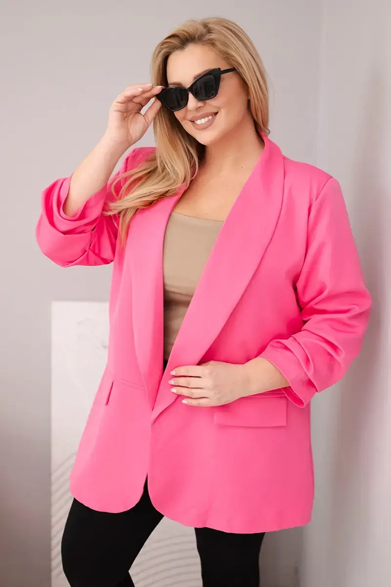 Elegantný plus-size dámsky blejzer Kesi