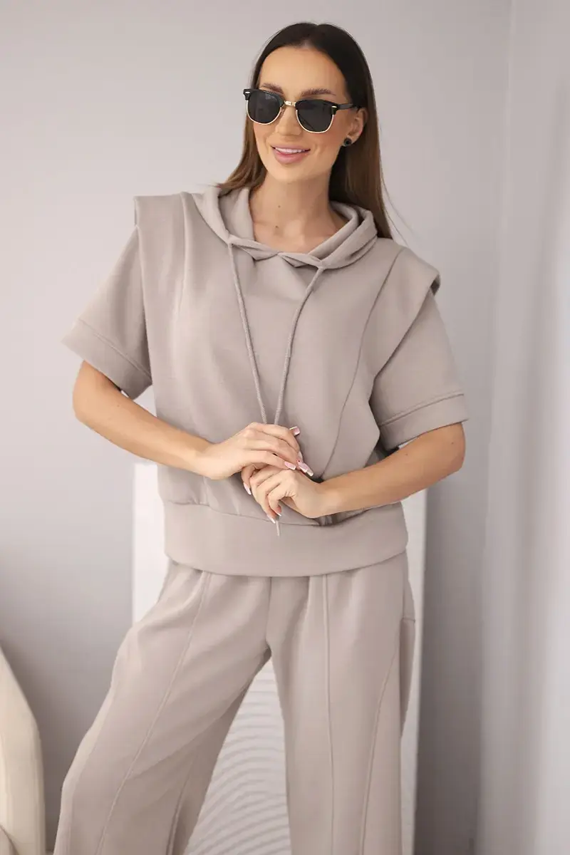 Kesi Włoski dámsky set: mikina s kapucňou a nohavice