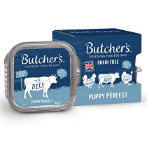 Butcher's Dog Original Junior kuř/hov/kr.vanička4x150g