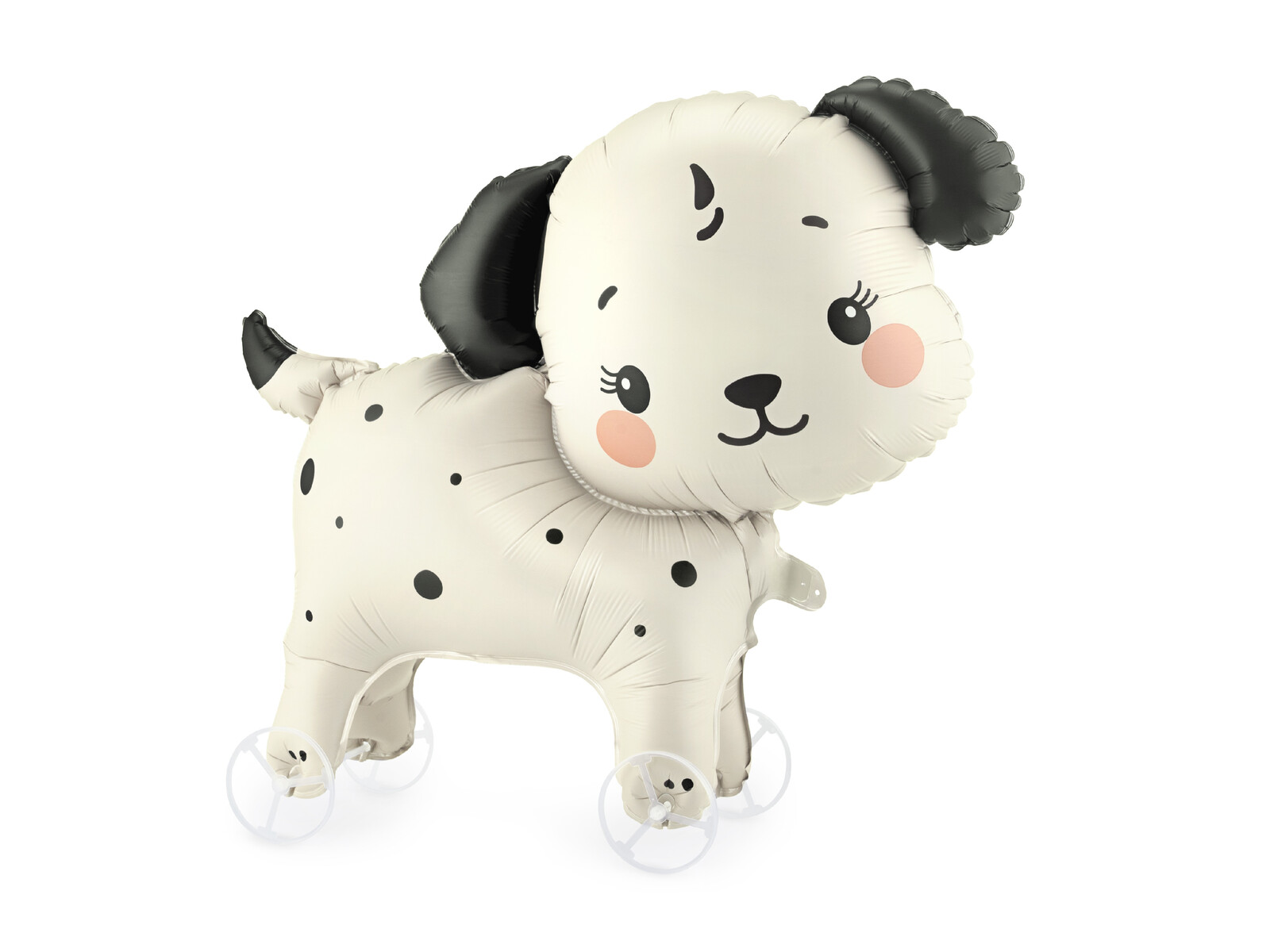 PartyDeco Fóliový balón - Psík na kolieskach 70 x 59 cm
