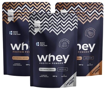 Puls nutrition whey protein lactose free 550 g