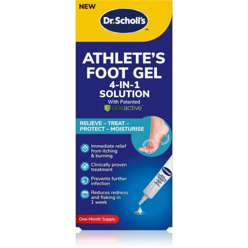 Scholl Dr. Scholl's Athlete's Foot Gel upokojujúci gél na chodidlá 1 ks