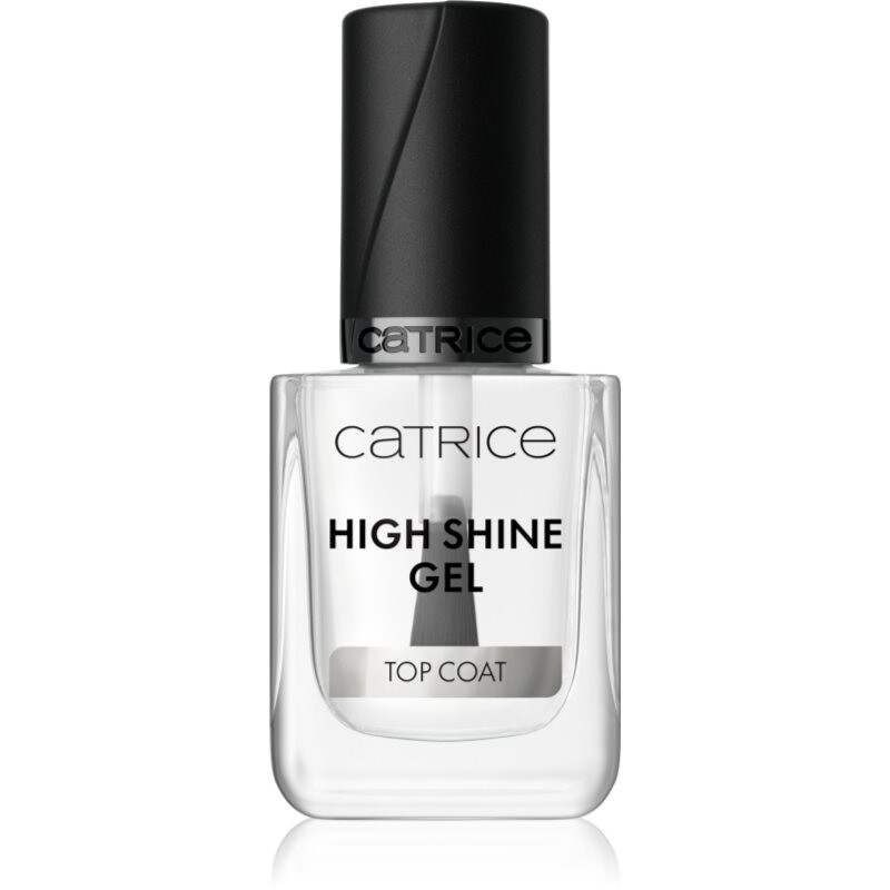 Catrice High Shine Gel Top Coat vrchný lak na nechty pre dokonalú ochranu a intenzívny lesk 10.5 ml