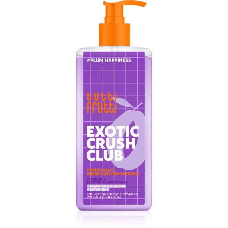 Farmona Tutti Frutti Exotic Crush Club energizujúci sprchový gél s AHA 400 ml