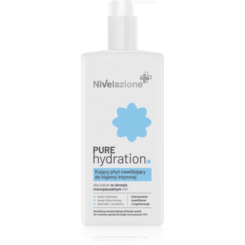 Farmona Nivelazione Soothing Moisturizing Intimate Wash gél na intímnu hygienu na podporu komfortu pri menopauze 45+ 260 ml