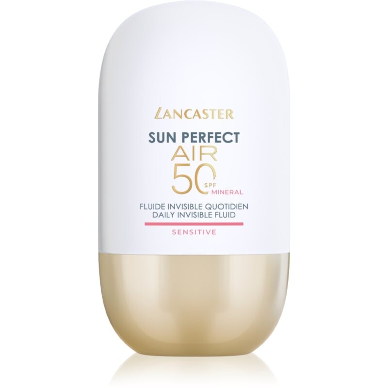 Lancaster Sun Perfect Air 50 Sensitive Mineral ultraľahký ochranný fluid pre citlivú pleť so sklonom k začervenaniu SPF 50 40 ml