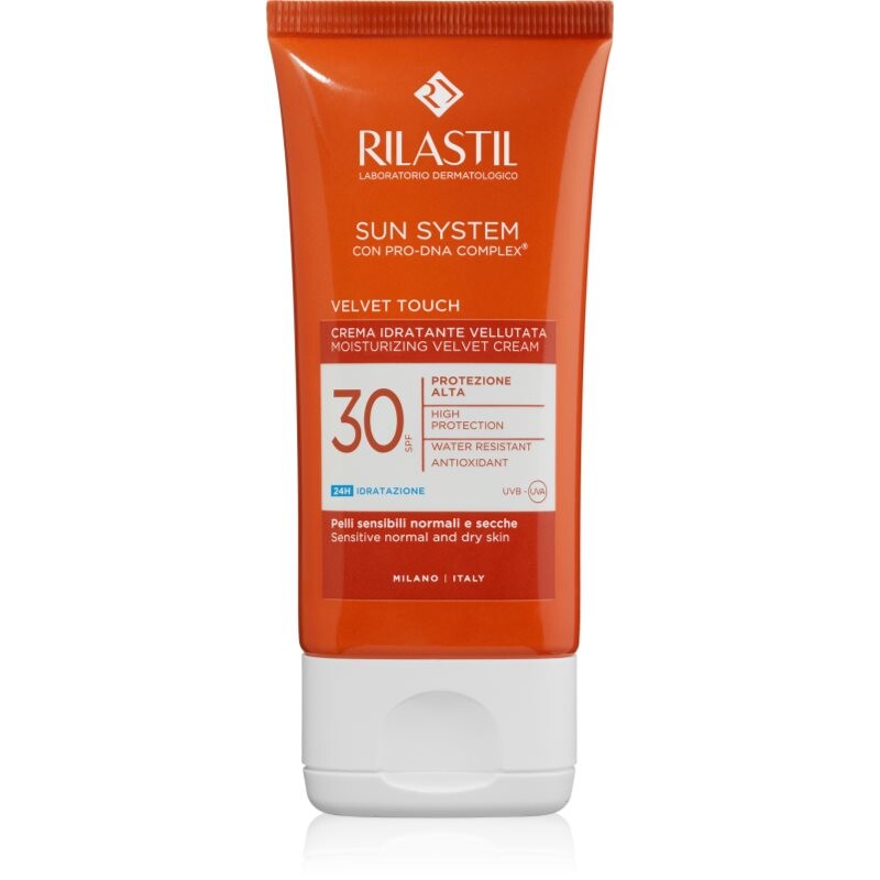 Rilastil Sun System Velvet Touch ochranný pleťový krém SPF 30 50 ml