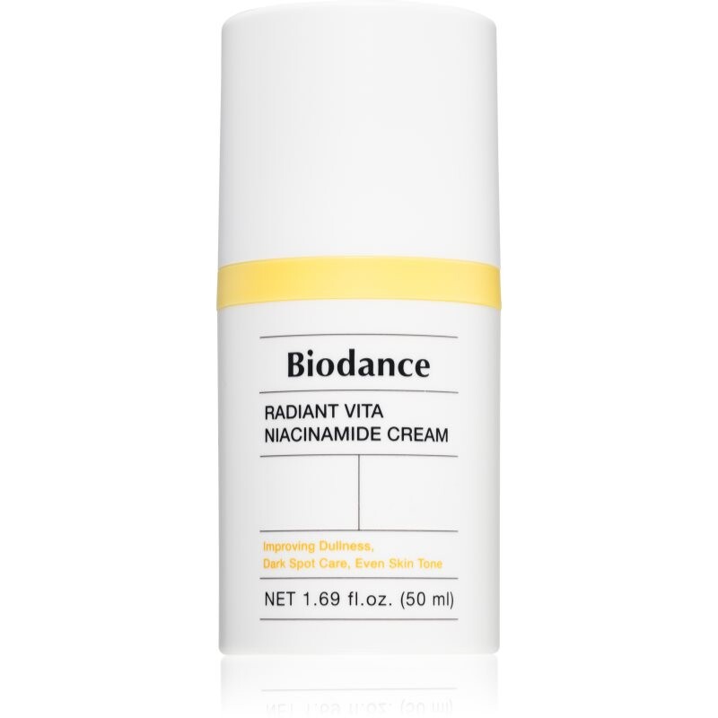 Biodance Radiant Vita Niacinamide Cream hydratačný a vyživujúci krém pre rozjasnenie a vyhladenie pleti 50 ml