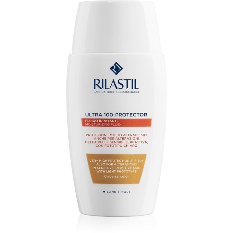 Rilastil Ultra 100-Protector ochranný tónovaný fluid na tvár SPF 50+ 50 ml