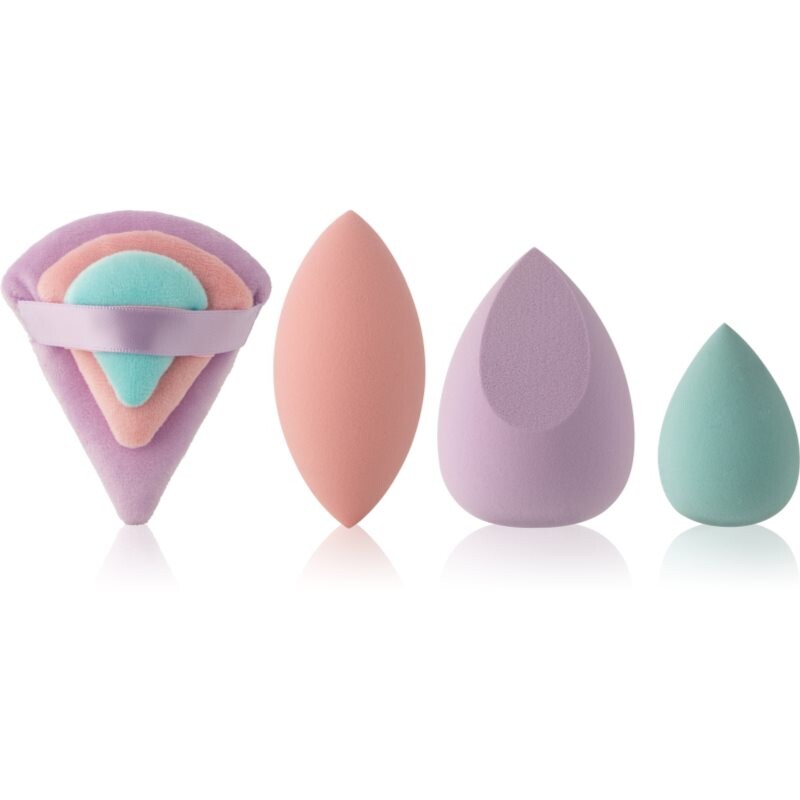 MUA Makeup Academy Powder Puff & Sponge Set sada aplikátorov