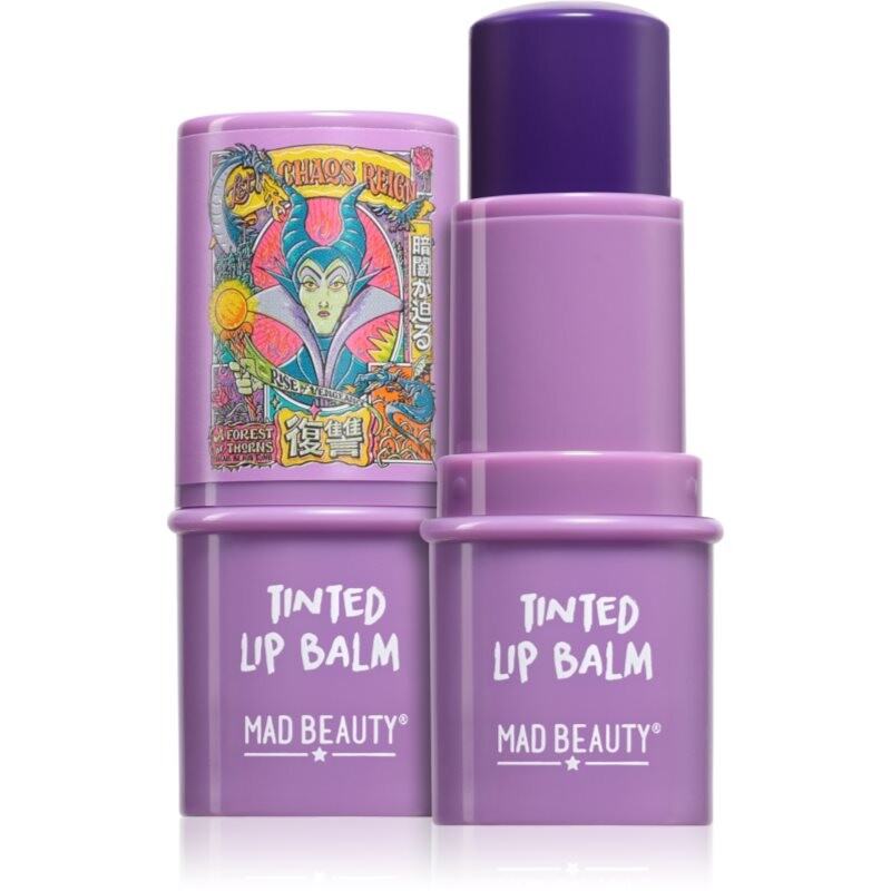 Mad Beauty Disney Villains Maleficent tónovací balzam na pery 5 g